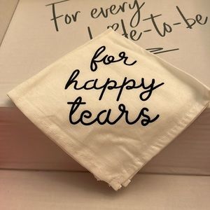 ⭐️Brand New Miss to Mrs “for happy tears” hankie for wedding day A45